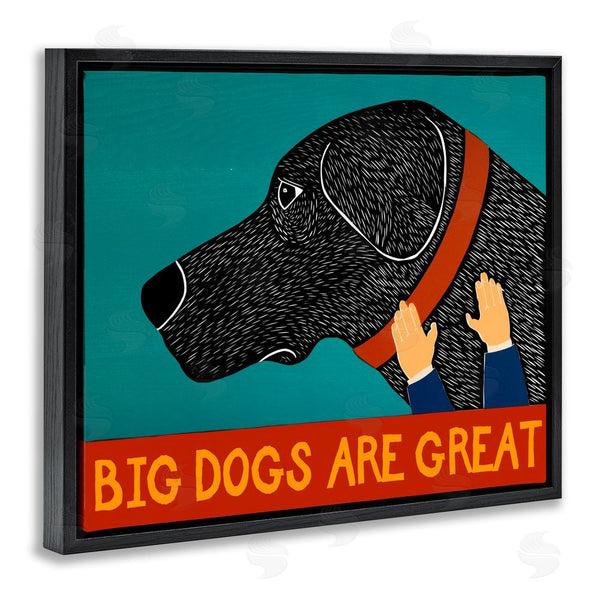Stupell Industries Stephen Huneck | Big Dogs Are Great Wall Art