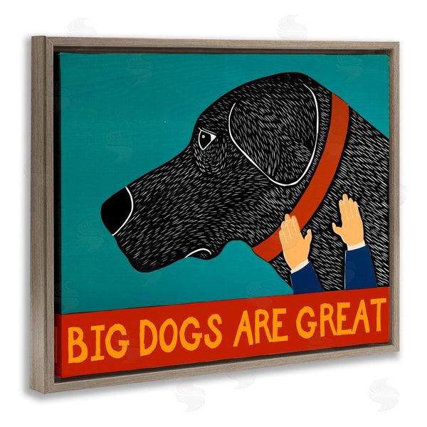 Stupell Industries Stephen Huneck | Big Dogs Are Great Wall Art