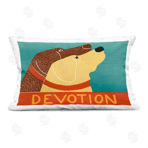 stupell industries Stephen Huneck | Devotion Dog Duo Printed Throw Pillow