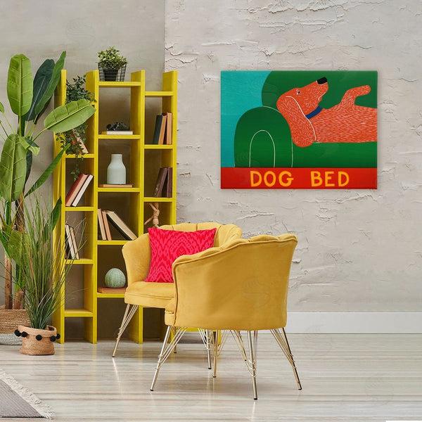 Stupell Industries Stephen Huneck | Dog Bed Couch Wall Art