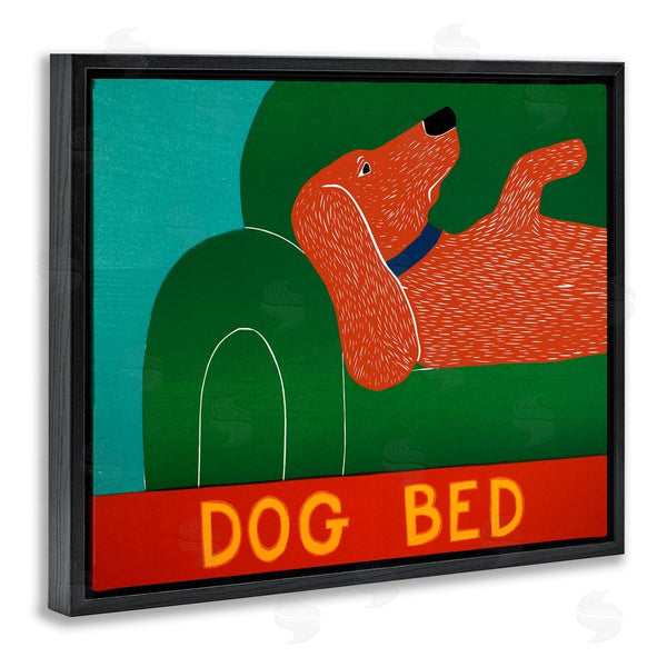 Stupell Industries Stephen Huneck | Dog Bed Couch Wall Art