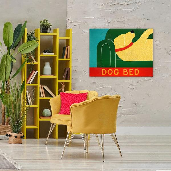 Stupell Industries Stephen Huneck | Dog Bed Labrador Wall Art