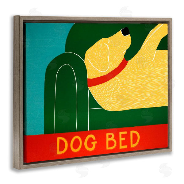 Stupell Industries Stephen Huneck | Dog Bed Labrador Wall Art