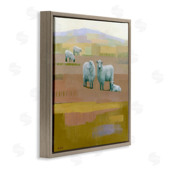 Stupell Industries Stephen Mitchell | Sheep Grazing Pasture Wall Art
