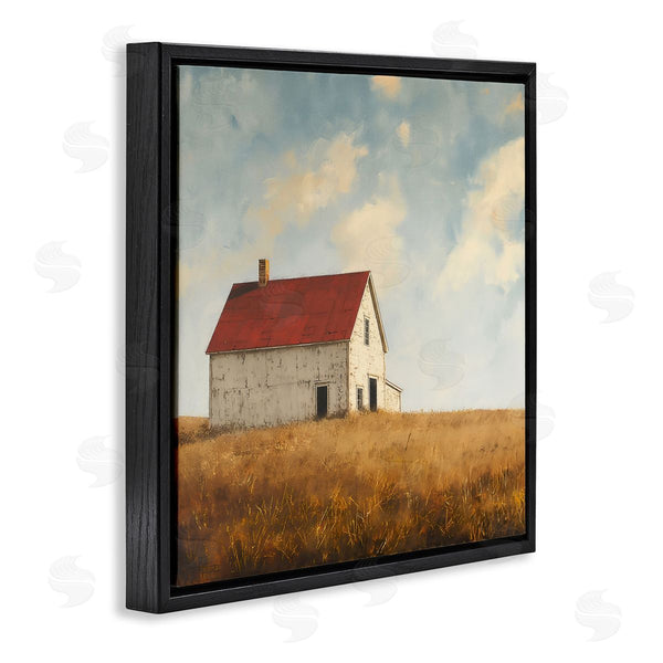 Stupell Industries Steve Hunziker | Barren Farmland Barn Wall Art