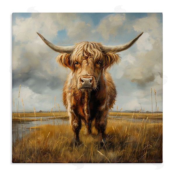 stupell industries Steve Hunziker | Cattle on Scenic Farm Wall Art
