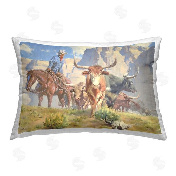 stupell industries Steve Hunziker | Cattle Roundup Landscape