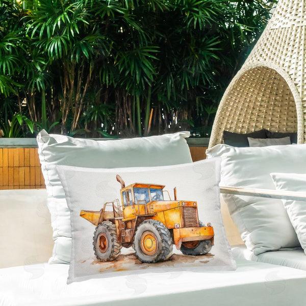 Stupell Industries Steve Hunziker | Construction Truck Whimsicality Throw Pillow
