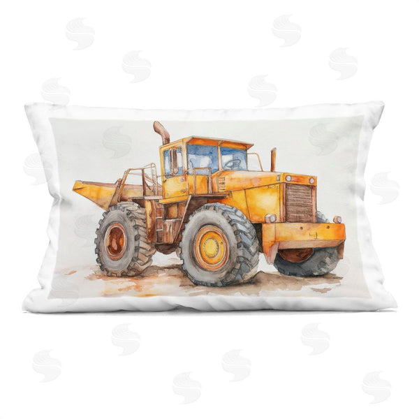 stupell industries Steve Hunziker | Construction Truck Whimsicality Throw Pillow