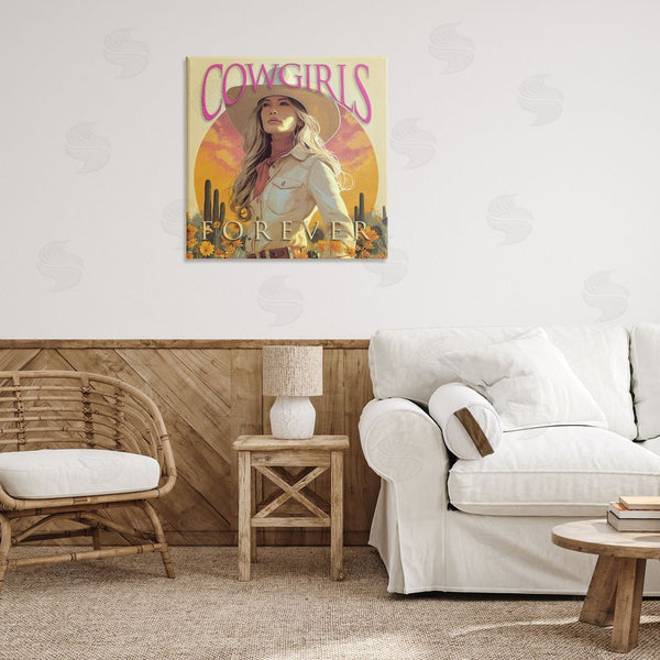 Stupell Industries Steve Hunziker | Cowgirls Forever Portrait Wall Art