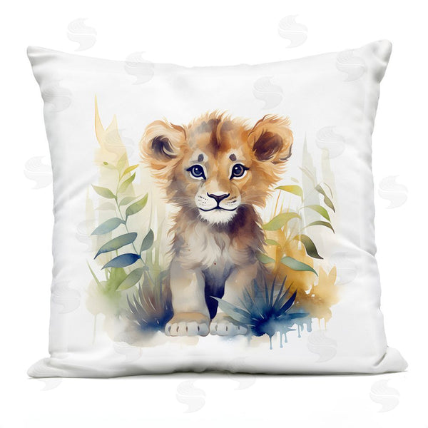 Stupell Industries Steve Hunziker | Crafty Critters Lion Throw Pillow