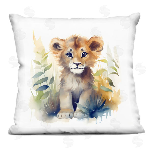 stupell industries Steve Hunziker | Crafty Critters Lion Throw Pillow