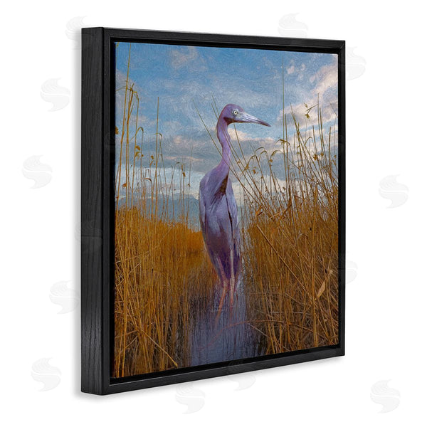 Stupell Industries Steve Hunziker | Egret Beach Reeds Coastal Grasses Wall Art