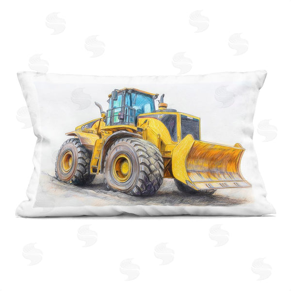 stupell industries Steve Hunziker | Industrial Excavator Drawing Throw Pillow