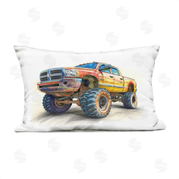 Stupell Industries Steve Hunziker | Lifted Offroad Truck Throw Pillow