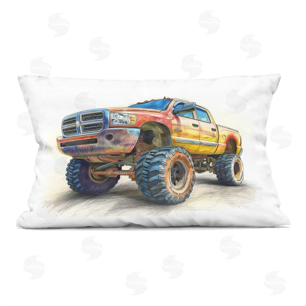 stupell industries Steve Hunziker | Lifted Offroad Truck Throw Pillow