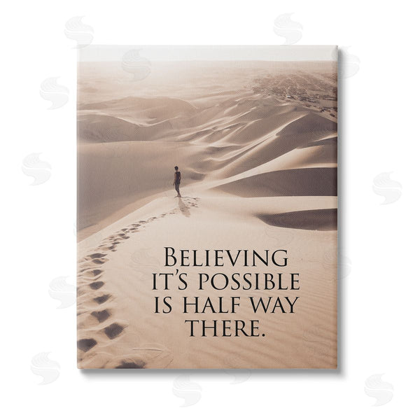 stupell industries Steve Hunziker | Motivational Believe It's Possible Wall Art