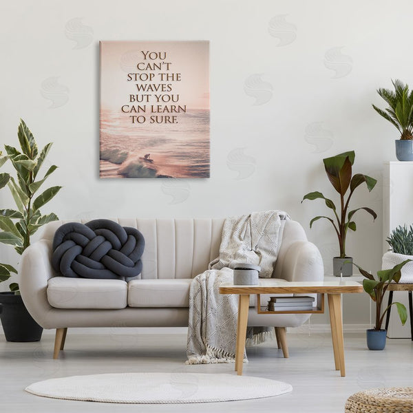 Stupell Industries Steve Hunziker | Motivational Learn To Surf Wall Art
