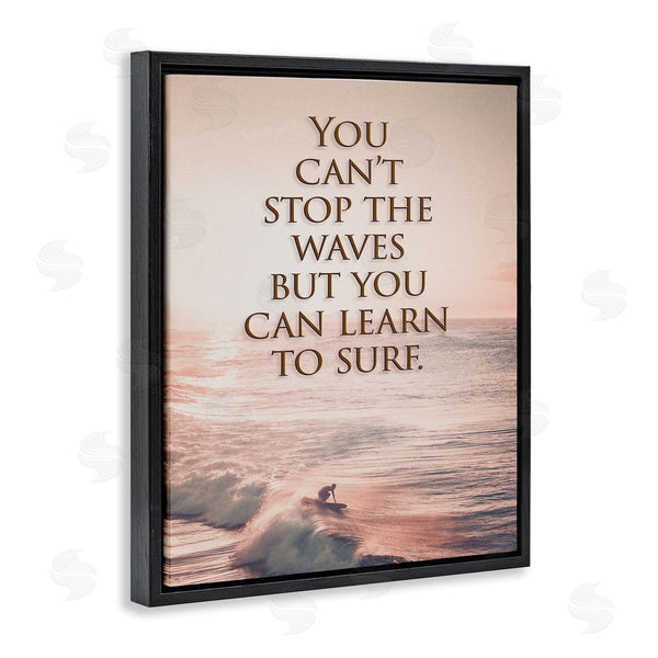 Stupell Industries Steve Hunziker | Motivational Learn To Surf Wall Art