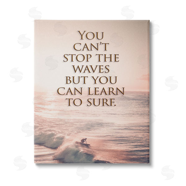 stupell industries Steve Hunziker | Motivational Learn to Surf Wall Art