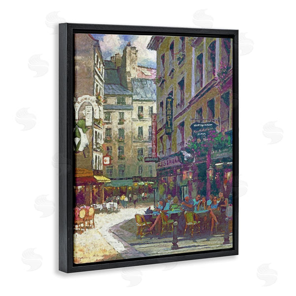 Stupell Industries Steve Hunziker | Paris Cafe Street