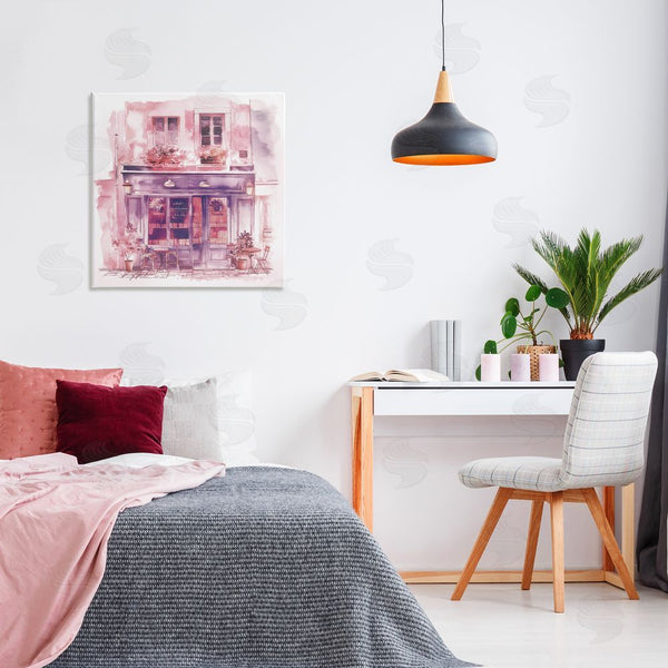 Stupell Industries Steve Hunziker | Pink Bistro Café Wall Art