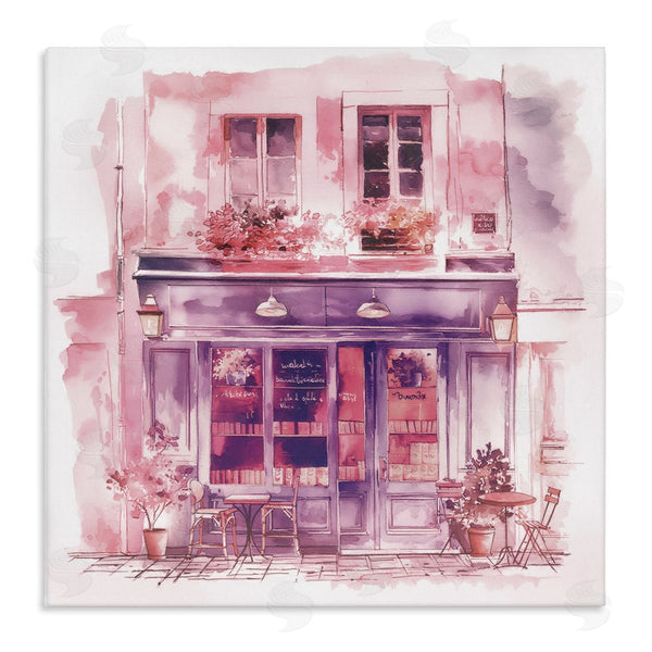 stupell industries Steve Hunziker | Pink Bistro Café Wall Art