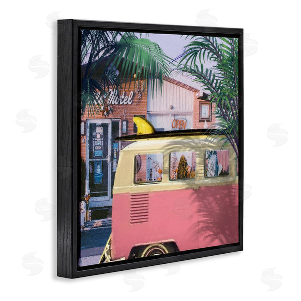 Stupell Industries Steve Hunziker | Retro Summer Palms Vacation Wall Art