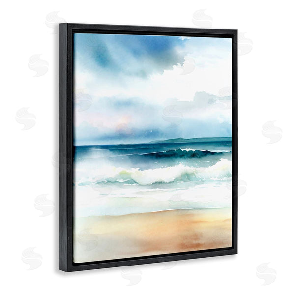 Stupell Industries Steve Hunziker | Rolling Seaside Waves