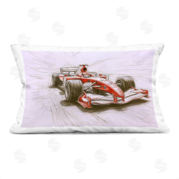 stupell industries Steve Hunziker | Sketched Race Car Concept Throw Pillow