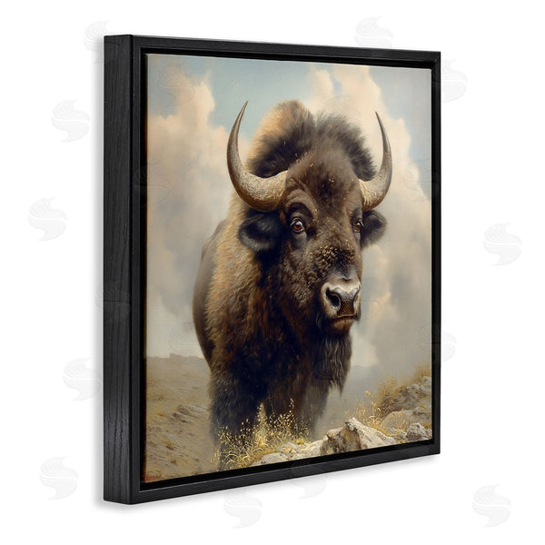 Stupell Industries Steve Hunziker | Strong Bison Horns Wall Art