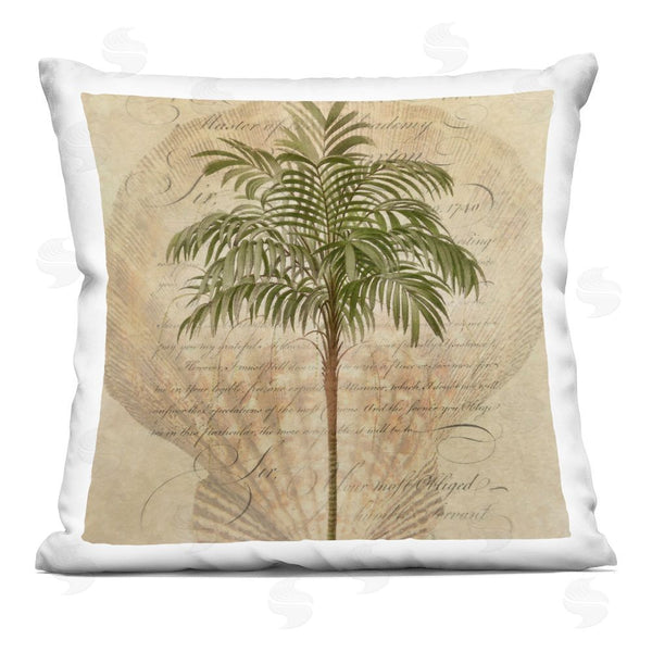stupell industries Steve Hunziker | Subdued Tropics Palm Throw Pillow