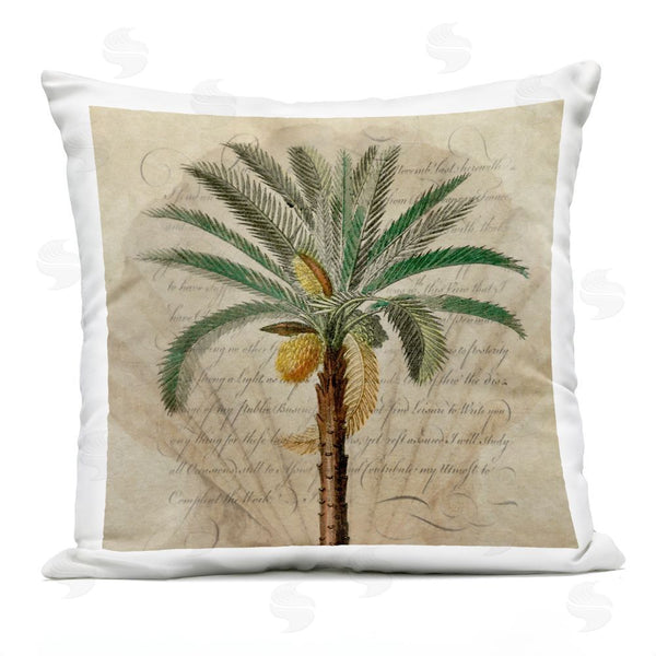 Stupell Industries Steve Hunziker | Vintage Subdued Palm Throw Pillow