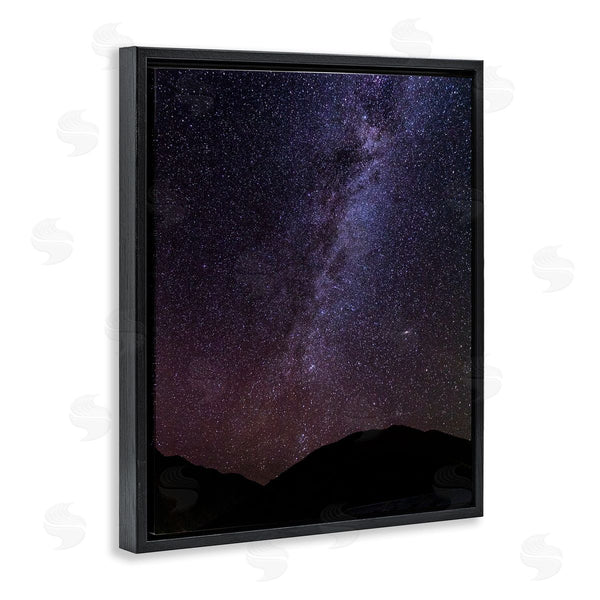 Stupell Industries Steve Smith | Breathtaking Night Stars Milky Way Shining Over Mountains Wall Art