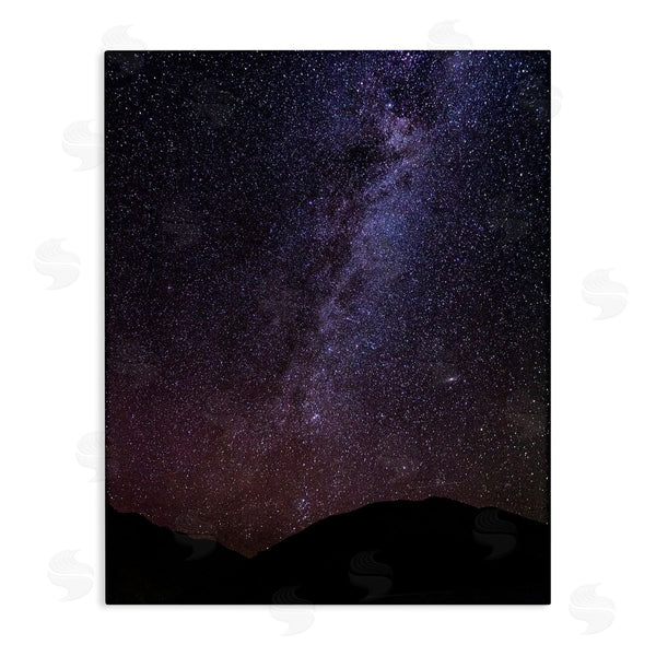 stupell industries Steve Smith | Breathtaking Night Stars Milky Way Shining Over Mountains Wall Art