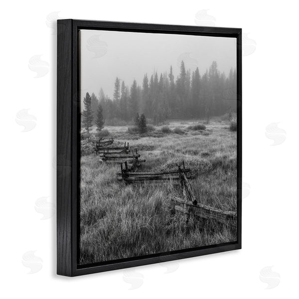 Stupell Industries Steve Smith | Dark Countryside Fence Photography Wall Art