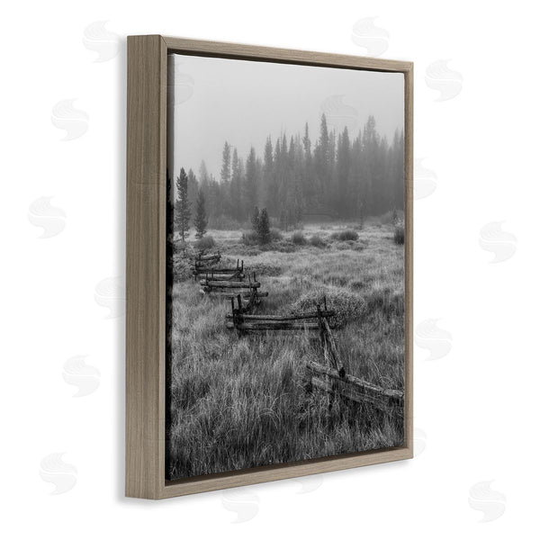 Stupell Industries Steve Smith | Dark Countryside Fence Photography Wall Art