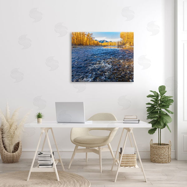 Stupell Industries Steve Smith | Serene Babbling Brook Foliage Surrounding Lake Water Wall Art