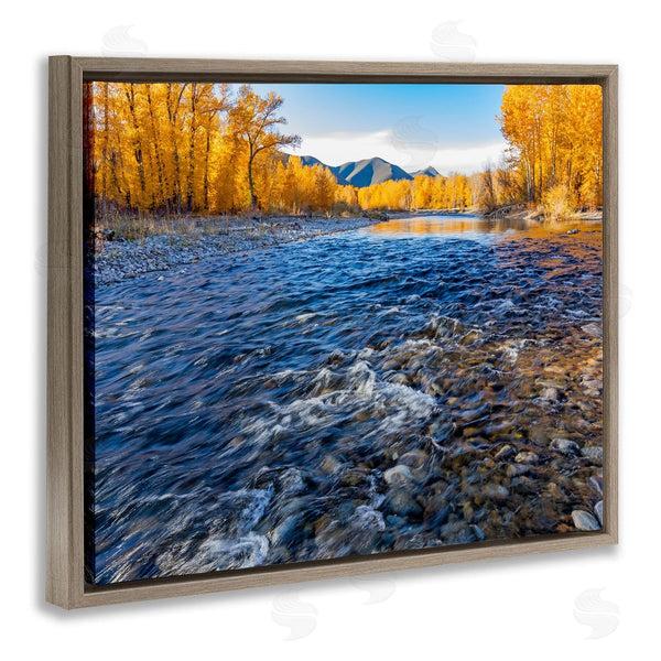 Stupell Industries Steve Smith | Serene Babbling Brook Foliage Surrounding Lake Water Wall Art