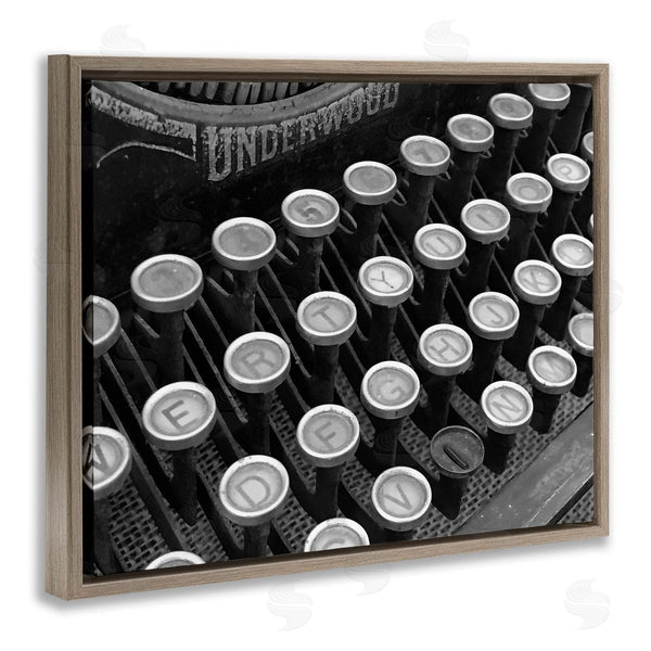 Stupell Industries Steve Toole | Antique Typewriter Keys