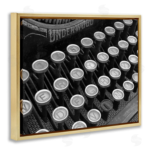 Stupell Industries Steve Toole | Antique Typewriter Keys