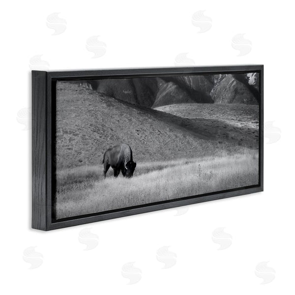 Stupell Industries Steve Toole | Bison With Mountain Peaks Wall Art
