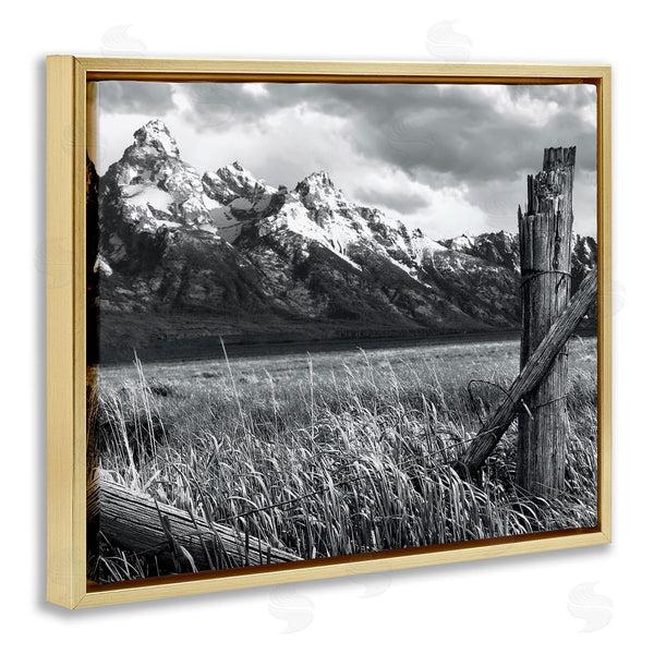 Stupell Industries Steve Toole | Grassland Fence Photography