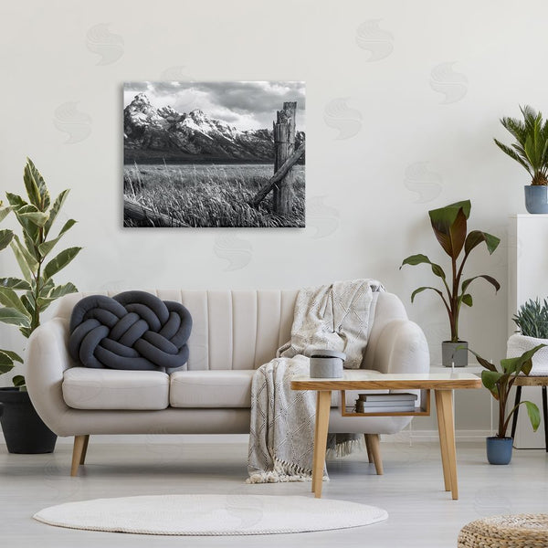 Stupell Industries Steve Toole | Grassland Fence Photography Wall Art