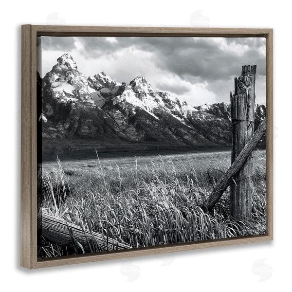 Stupell Industries Steve Toole | Grassland Fence Photography Wall Art
