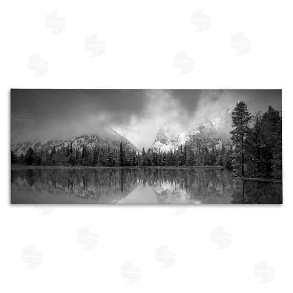 stupell industries Steve Toole | Grey Lake Landscape Wall Art