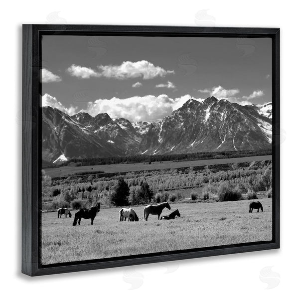 Stupell Industries Steve Toole | Horses Grazing Countryside Wall Art