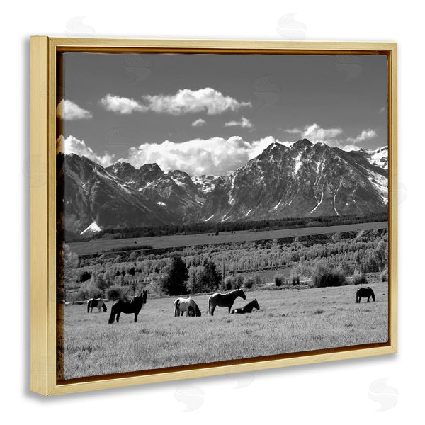 Stupell Industries Steve Toole | Horses Grazing Countryside Wall Art