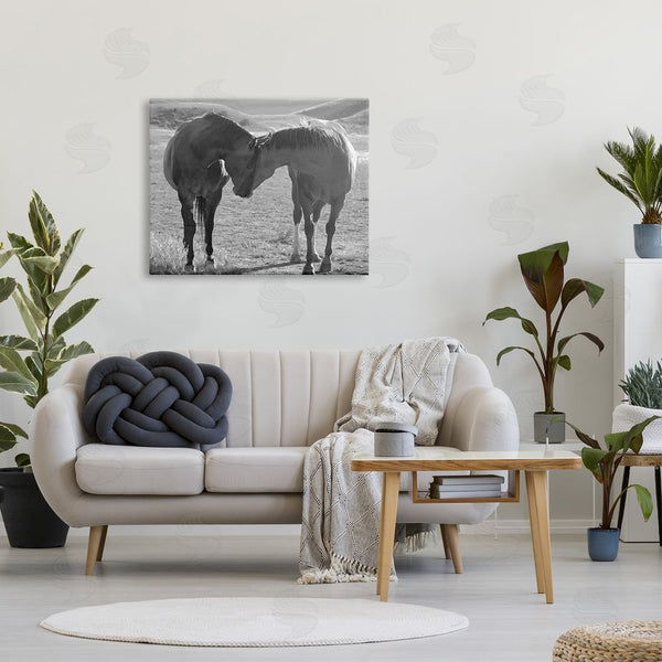 Stupell Industries Steve Toole | Horses Hugging Photography Wall Art