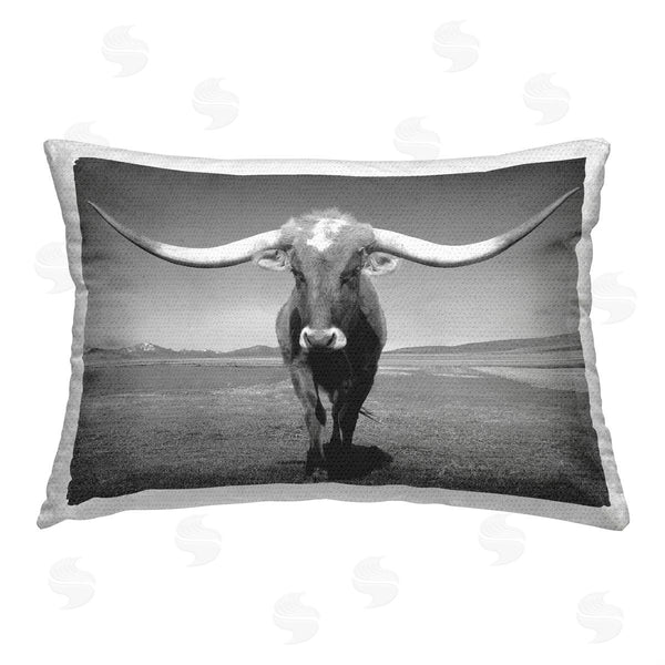 Stupell Industries Steve Toole | Longhorn Cow Portrait